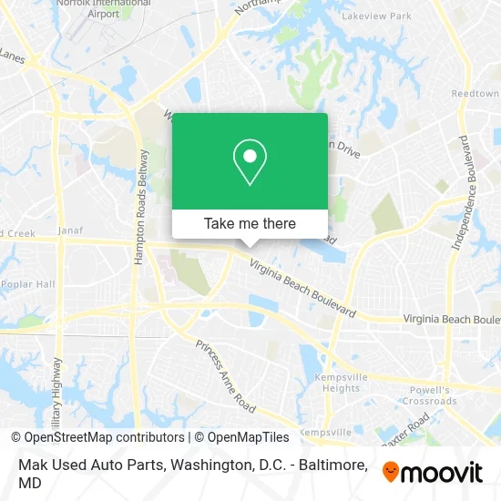 Mak Used Auto Parts map