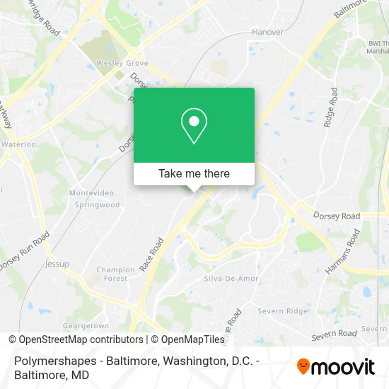 Polymershapes - Baltimore map