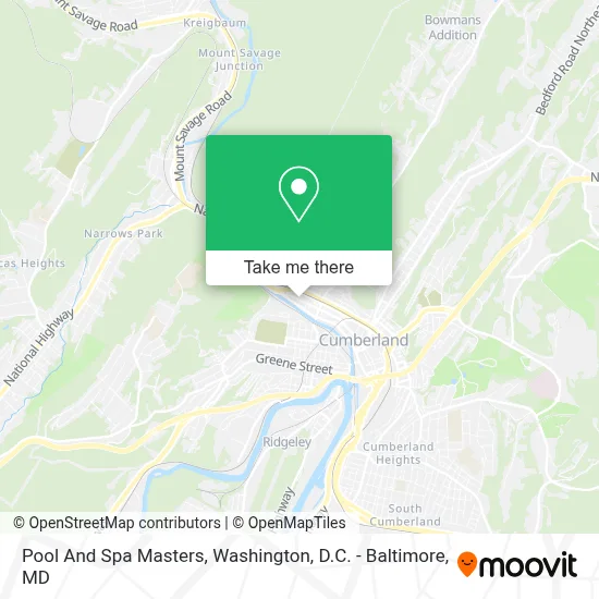 Pool And Spa Masters map