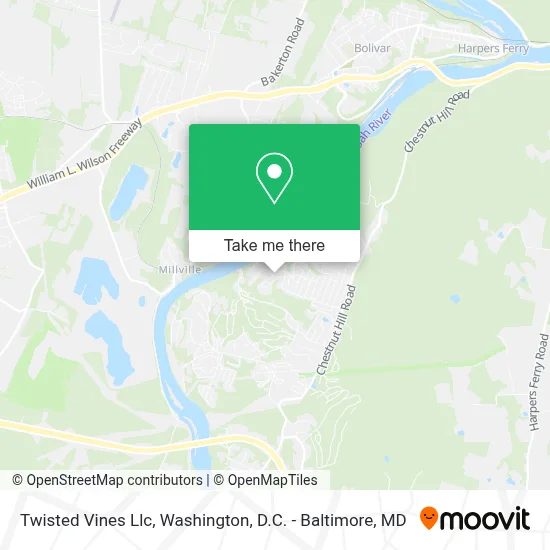 Twisted Vines Llc map