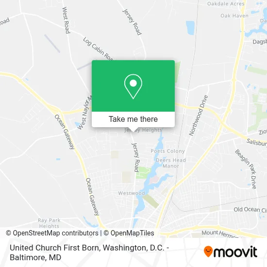 United Church First Born map