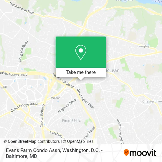 Evans Farm Condo Assn map