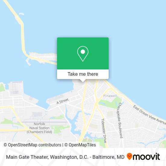 Main Gate Theater map