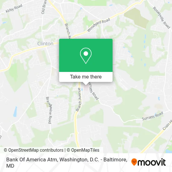 Bank Of America Atm map