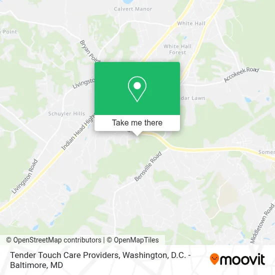 Tender Touch Care Providers map