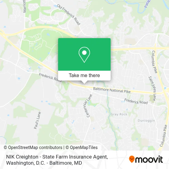 NIK Creighton - State Farm Insurance Agent map