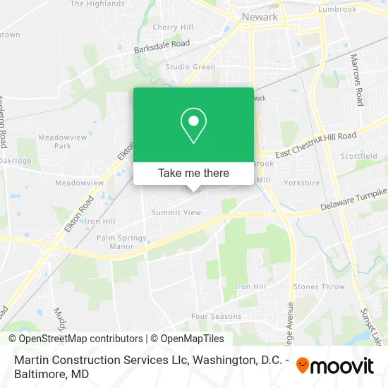 Martin Construction Services Llc map