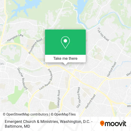 Emergent Church & Ministries map