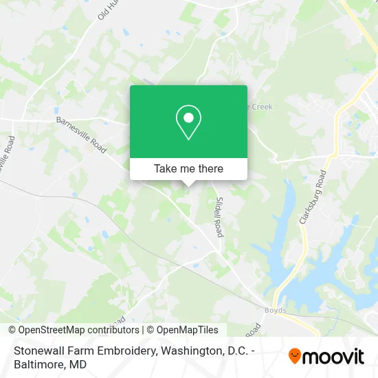 Stonewall Farm Embroidery map