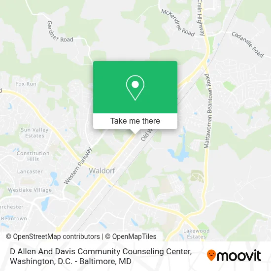 D Allen And Davis Community Counseling Center map