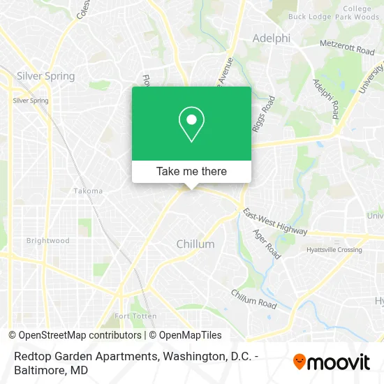 Redtop Garden Apartments map