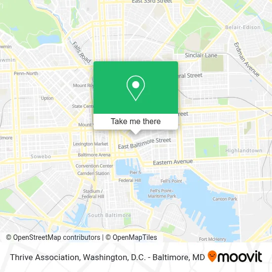 Thrive Association map