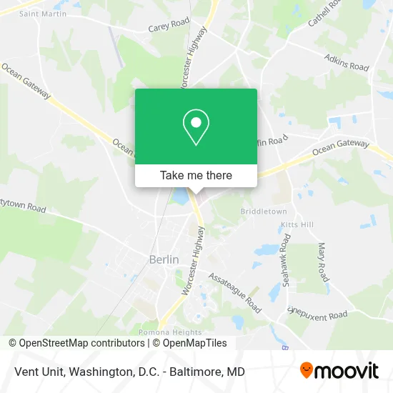 Vent Unit map