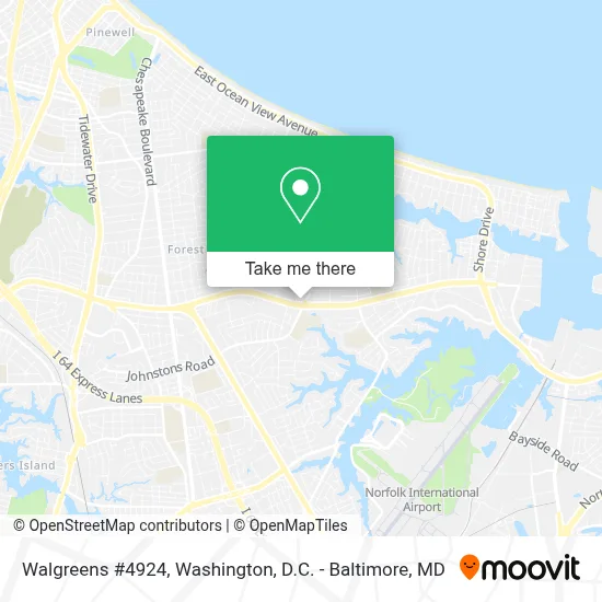Walgreens #4924 map