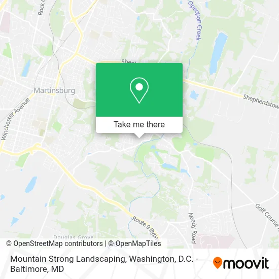 Mountain Strong Landscaping map