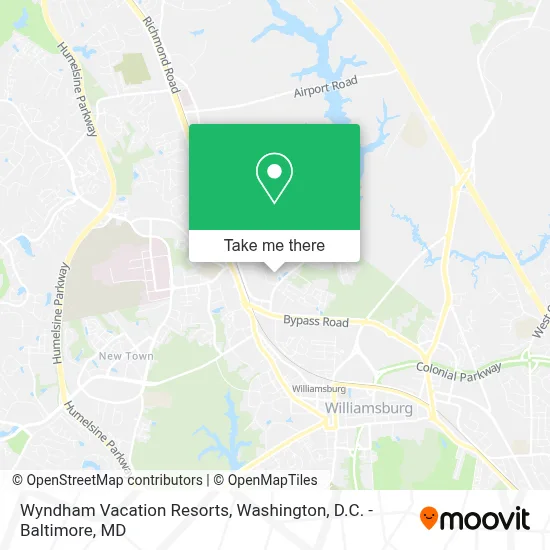 Wyndham Vacation Resorts map