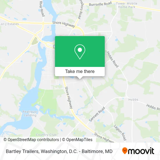 Bartley Trailers map