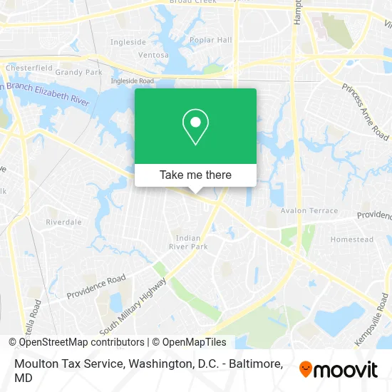 Moulton Tax Service map