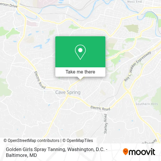 Golden Girls Spray Tanning map