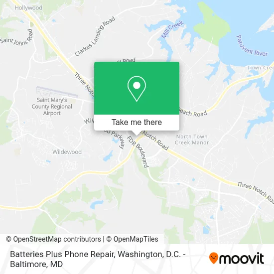 Batteries Plus Phone Repair map