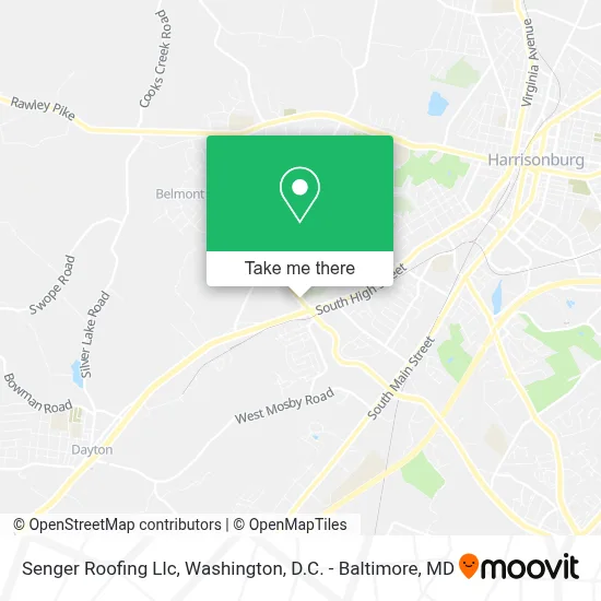 Senger Roofing Llc map