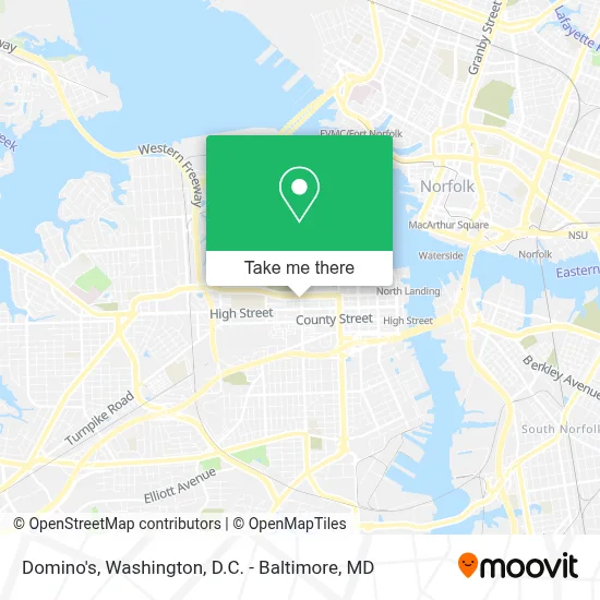 Domino's map