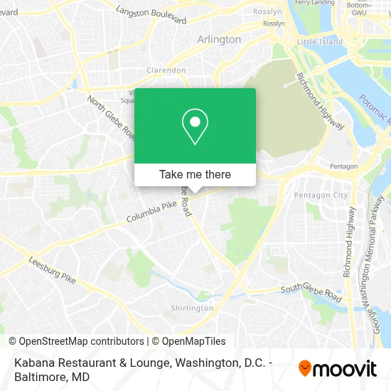 Kabana Restaurant & Lounge map