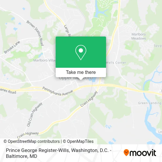 Prince George Register-Wills map