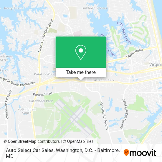 Auto Select Car Sales map