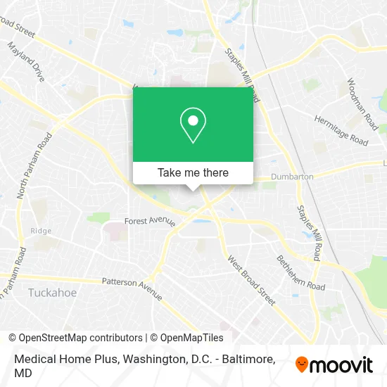Medical Home Plus map