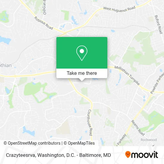 Crazyteesrva map