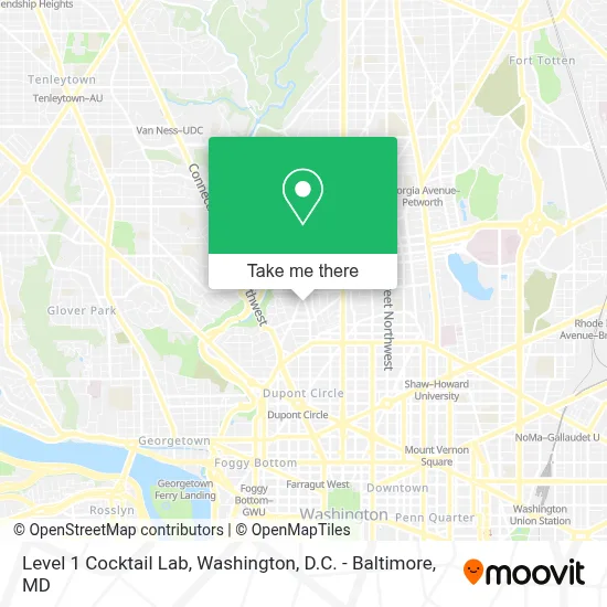 Level 1 Cocktail Lab map