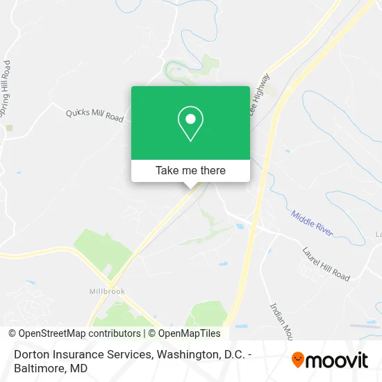 Dorton Insurance Services map