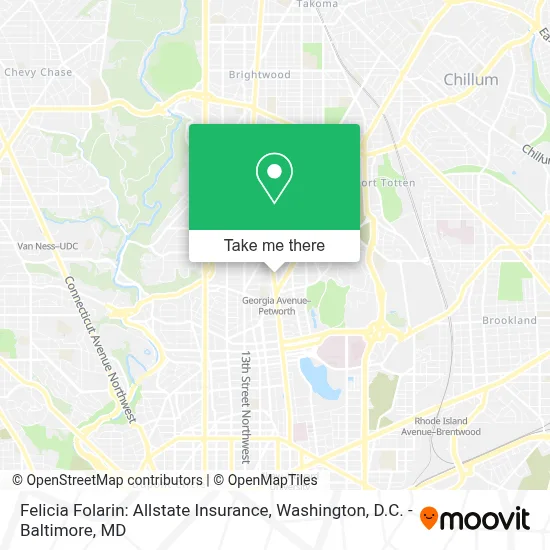 Felicia Folarin: Allstate Insurance map