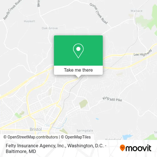 Felty Insurance Agency, Inc. map