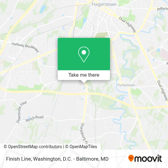 Finish Line map