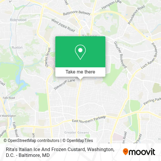 Rita's Italian Ice And Frozen Custard map