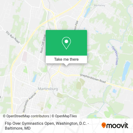 Flip Over Gymnastics Open map
