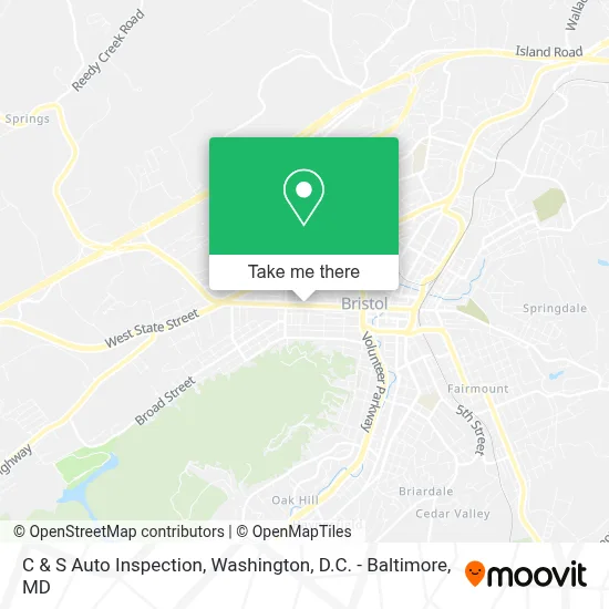 C & S Auto Inspection map