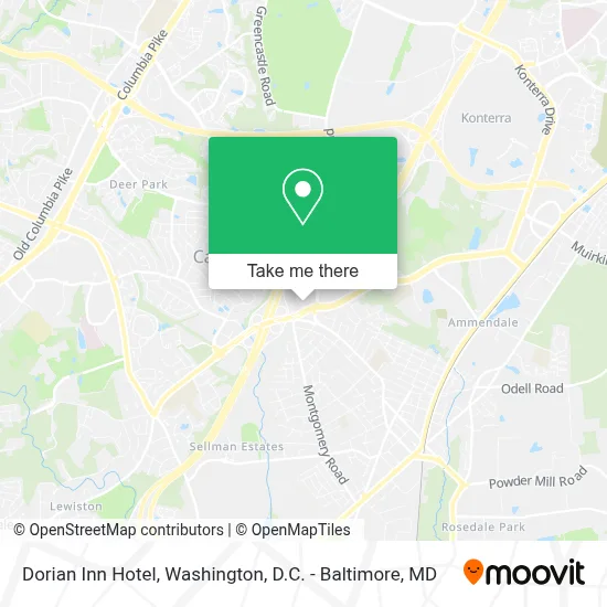 Dorian Inn Hotel map