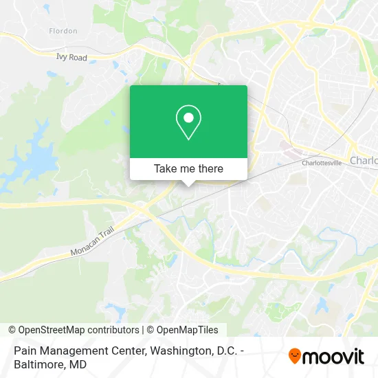 Pain Management Center map
