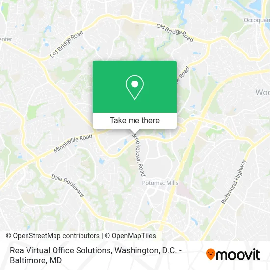 Rea Virtual Office Solutions map