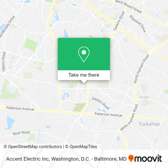 Accent Electric Inc map