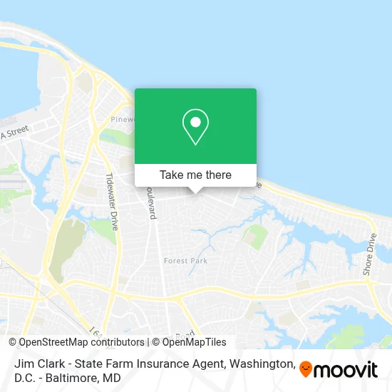 Jim Clark - State Farm Insurance Agent map