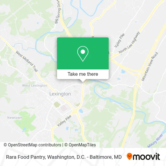 Rara Food Pantry map