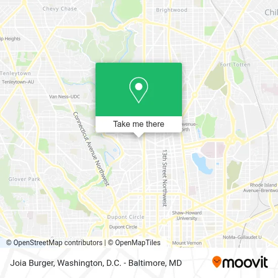 Joia Burger map