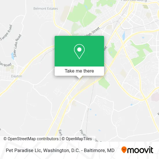 Pet Paradise Llc map