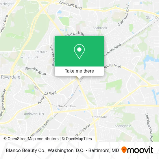 Blanco Beauty Co. map