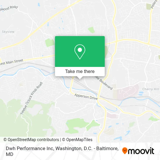 Dwh Performance Inc map