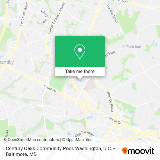 Century Oaks Community Pool map